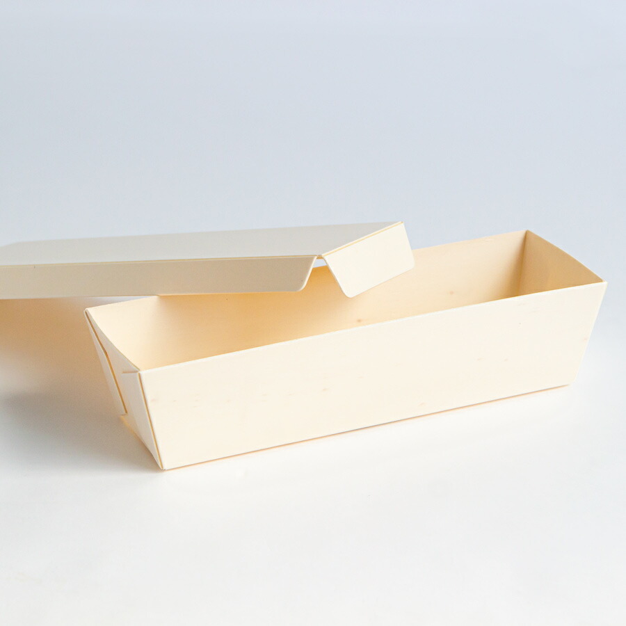 ポプラBOX 長折1本(本体+平フタ) 200個セット ※北海道・沖縄・離島 送料別途 POPLAR-5049set|atta店