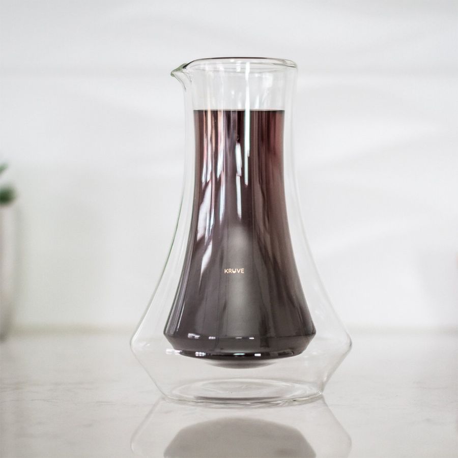 EQ断熱瑠璃 ダブルウォールグラス 600ml ハラフェ KRUVE(クルーヴ)Evoke Carafe ※沖縄・離島 貨物輸送別途 KVQ1002