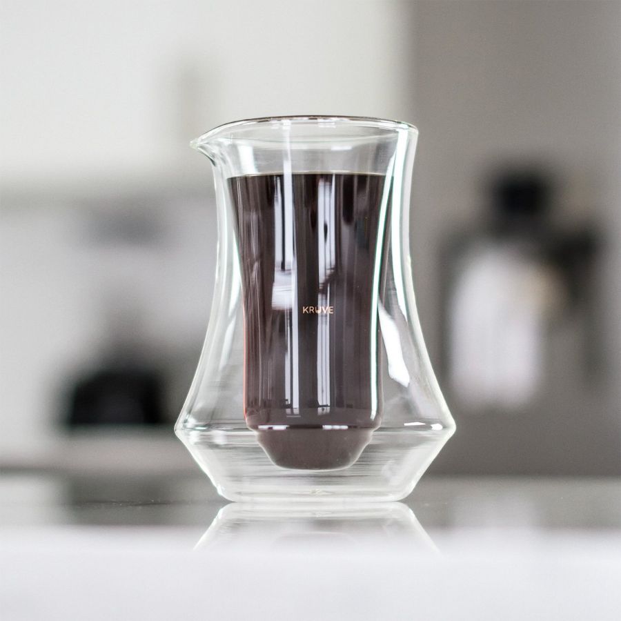 EQ断熱瑠璃 ダブルウォールグラス 300ml ハラフェ KRUVE(クルーヴ)Pique Carafe ※沖縄・離島 貨物輸送別途 KVQ1005