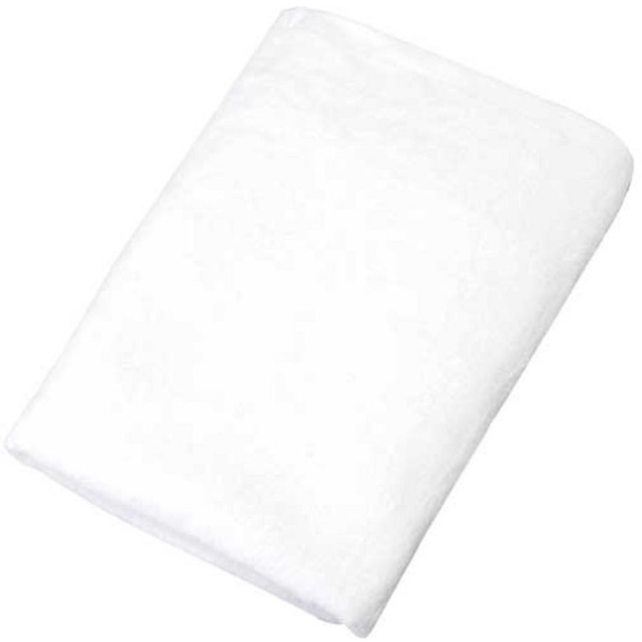 御勤め用二階建てバス西洋手ぬぐい 白 4500g/打 60枚 SWT1200W3D(1200匁) ※沖縄・離島 貨物輸送別途【御勤め用 旅人宿 はたご屋 アメニティ】