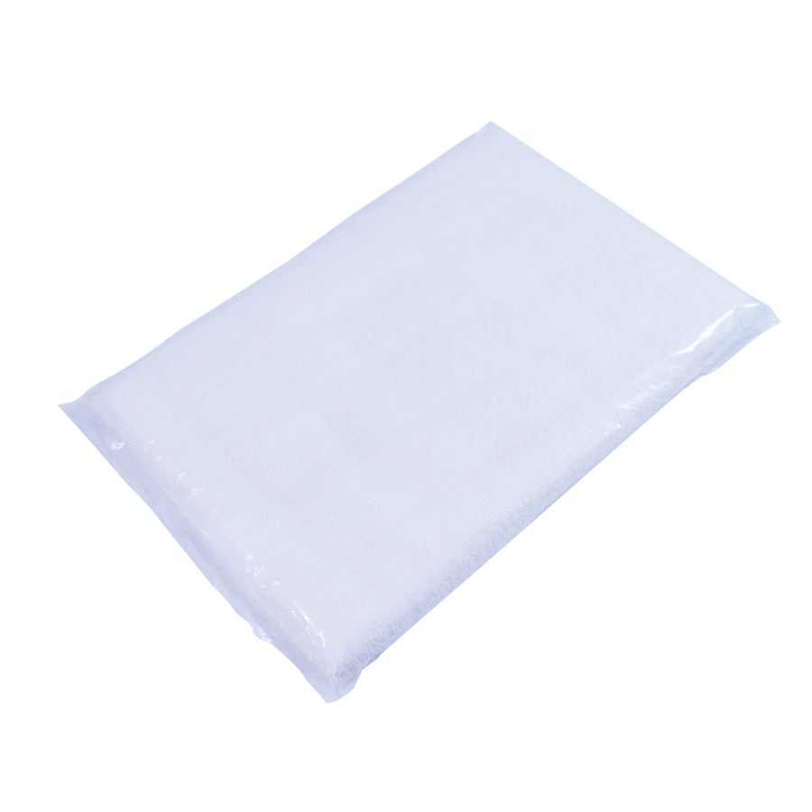 白二階建てバス西洋手ぬぐい(袋入) 白 3000g/打 80枚 VN800WTBAG(800匁) ※沖縄・離島 貨物輸送別途【御勤め用 旅人宿 はたご屋 アメニティ】