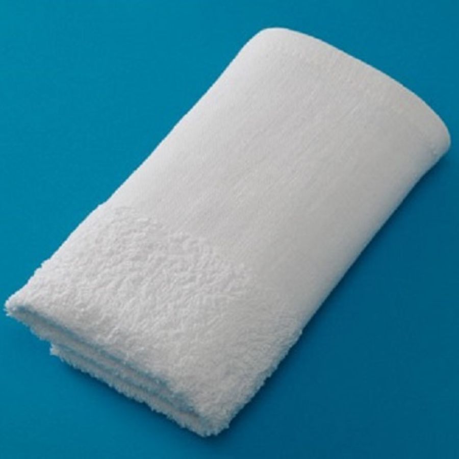 平地付タオル　白　600g/打 360枚　VN160WT(160匁)　※沖縄・離島 送料別途【業務用 ホテル 旅館 アメニティ】