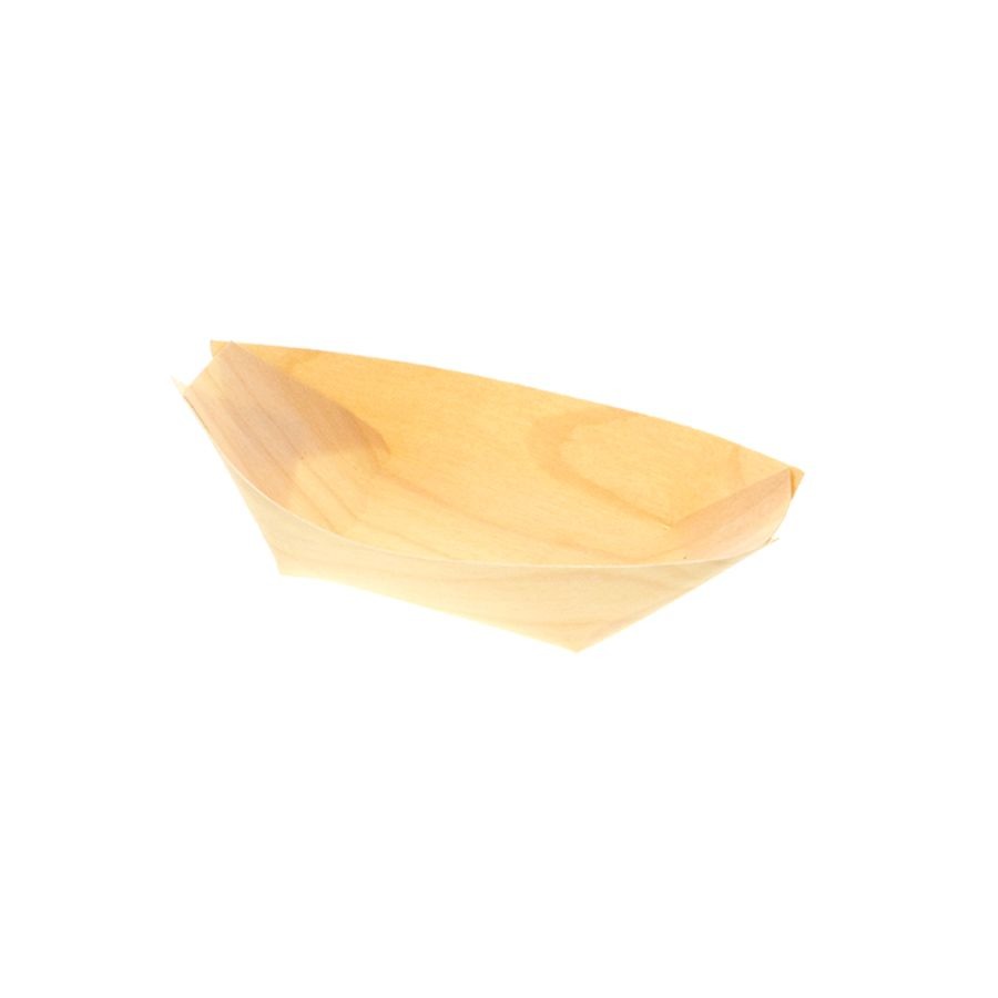 たこやき皿(白樺舟皿)　4寸 4,000個　約110×65×33mm　※沖縄・離島 送料別途　4636357