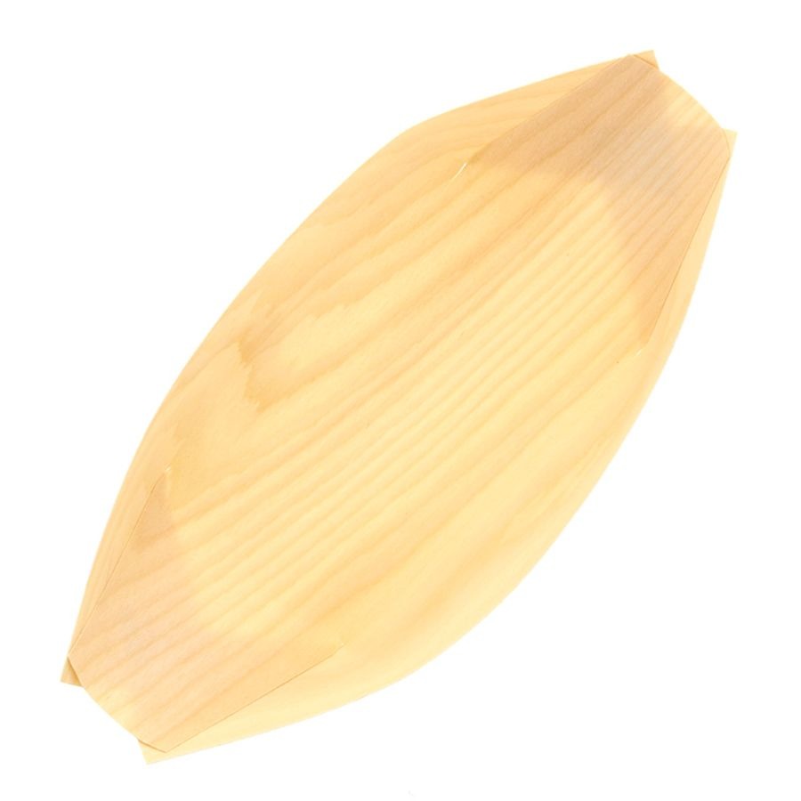 たこやき皿(白樺舟皿)　3寸 4,000個　約80×59×30mm　※沖縄・離島 送料別途　4636356 たこ焼き 舟皿 約1000枚 業務用 フードパック たこやき皿(白樺舟皿) 3