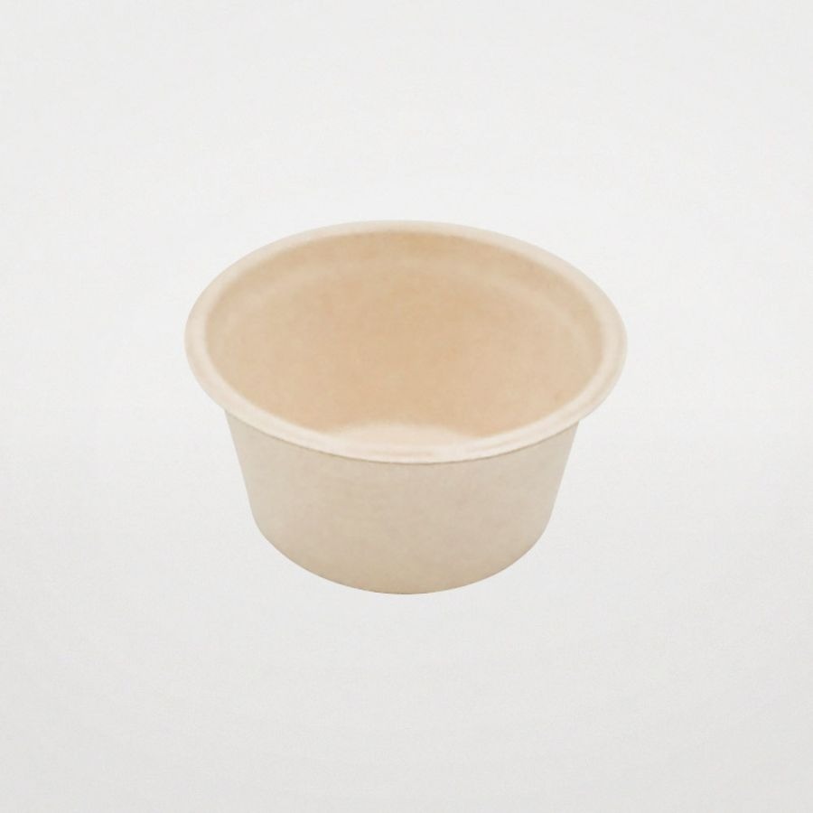 バガス容器(弁当) 2000個 WBカップ62-40ラミ ※電子レンジ可 ※北海道・沖縄・離島 送料別途 648928|atta店
