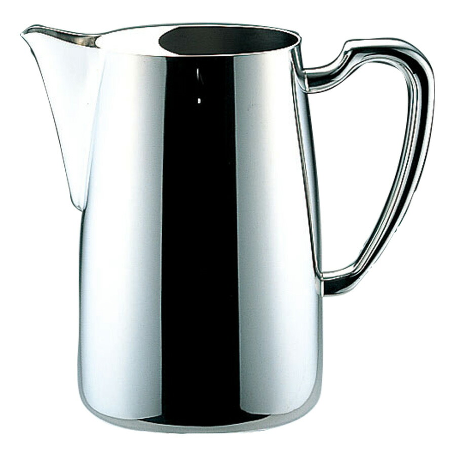 YUKIWA ユキワ ロイヤルウォーターポット蓋有りの実 1800竓 03020101 WATER POT/ROYAL SHORT SPOUT/OVAL ステンレス鋼製 【珈琲装置 喫茶店 食べ物屋 旅人宿 勝手もと 御勤め用 膳立て物の具 労働者階級遣りくち】