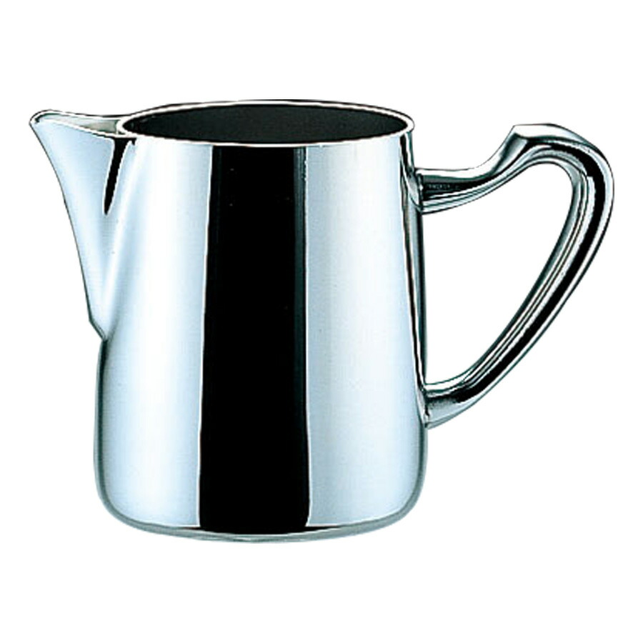 YUKIWA ユキワ　ロイヤルホットミルクポット 410cc 03020410 HOT MILKPOT/ROYAL/OVAL ステンレス製 【コーヒー用品 カフェ レストラン ホテル 厨房 業務用 調理器具 プロ仕様】