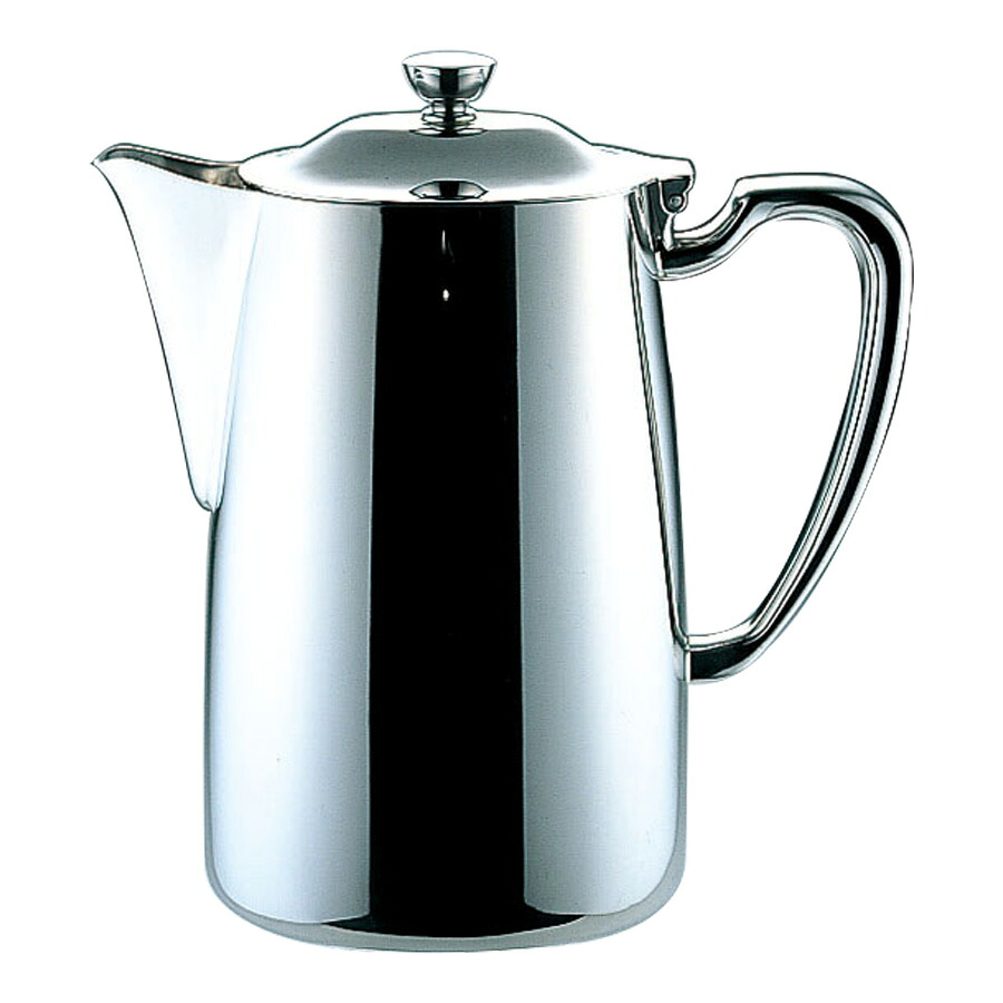YUKIWA ユキワ ロイヤルウォーターポット蓋付 1800竓 03020100 WATER POT/ROYAL/OVAL ステンレス鋼製 【珈琲備品 喫茶店 食べ物屋 泊まり 御厨子所 御役目用 膳立て物の具 労働者階級遣りかた】