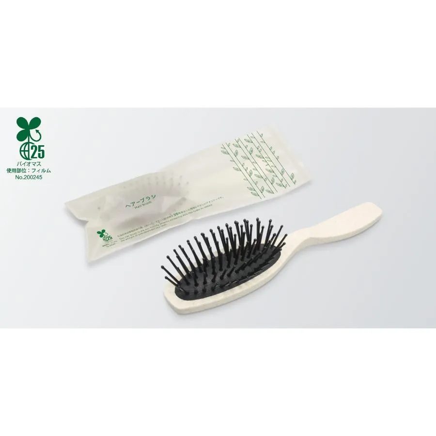 クッションヘアーブラシ　300本　H35　Husk(ハスク)シリーズ　※北海道・沖縄・離島 送料別途 ※個人宅配送不可　Husk-007