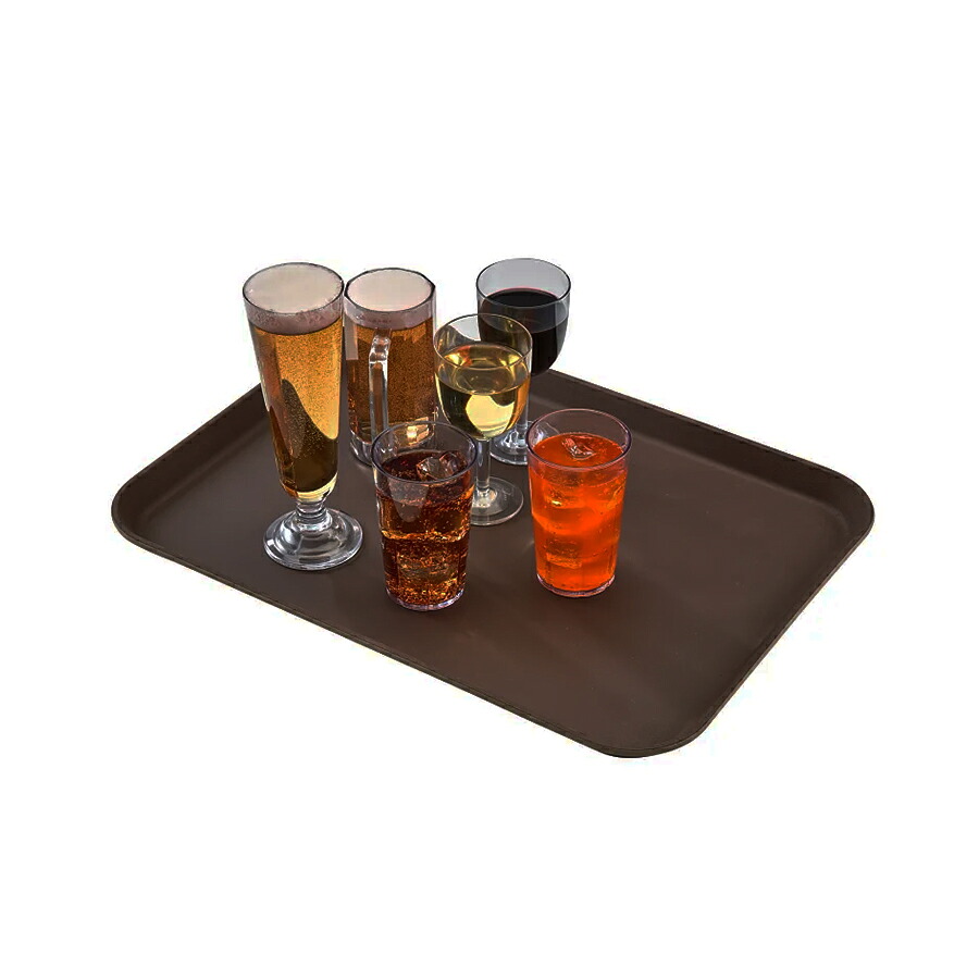 CAMBRO(キャンブロ) 角型ノン横すべりお盆 405x560粍 1622CT 13100036【お役目用おぼん・配膳お盆・お役目用勝手もと手道具・勝手もと設備】