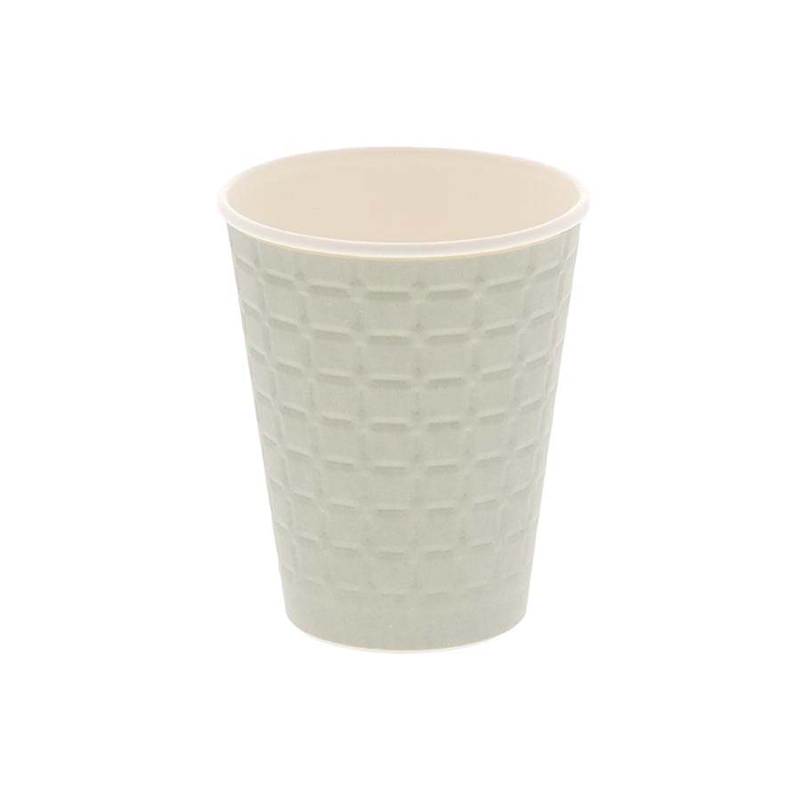 エンボス紙コップ　260ml(9オンス) 1,000個　モデレカップ9oz グレー　※沖縄・離島 送料別途 MDC-013