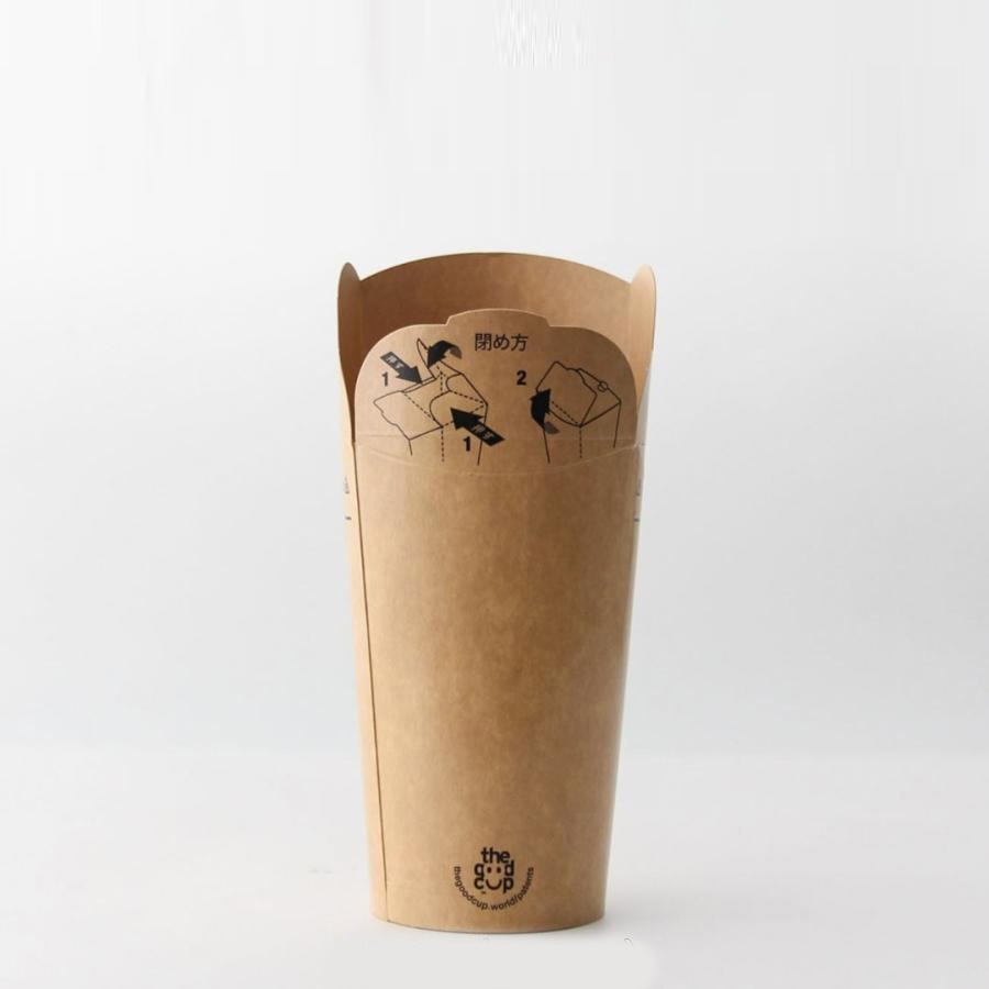 バタフライカップ　350ml(12オンス) 1,000個　ホット・アイス・フード兼用　THE GOOD CUP　※沖縄・離島 送料別途 BMT-177