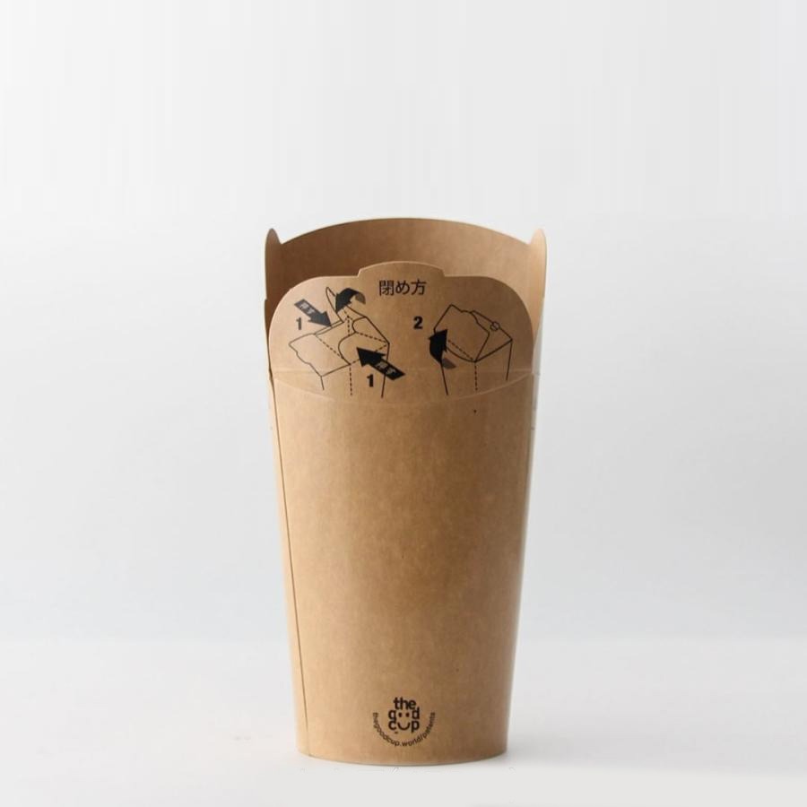 バタフライカップ　450ml(16オンス) 800個　ホット・アイス・フード兼用　THE GOOD CUP　※沖縄・離島 送料別途 BMT-178