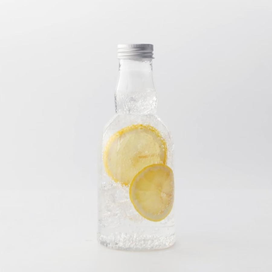 ドリンクボトル　洋酒瓶　330ml 　100個　フタ付き　※沖縄・離島 送料別途　BMT-233
