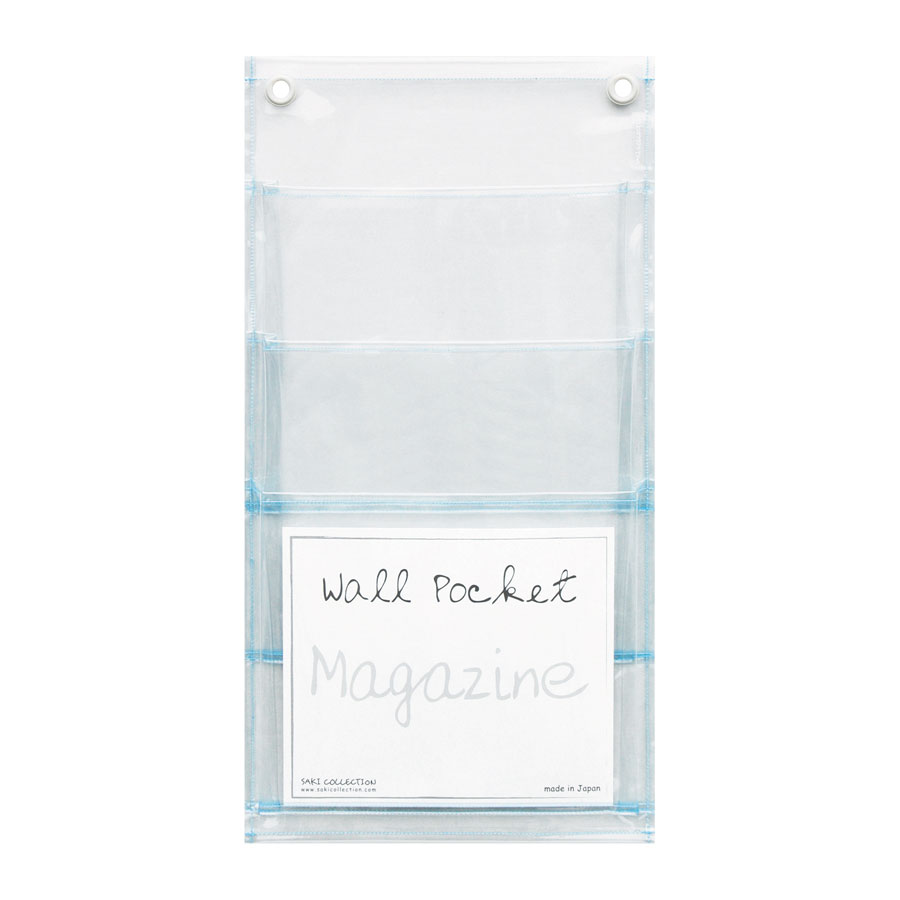 楽天市場 ウォールポケット 壁掛け収納 クリアー 透明 パンフレット 伝票 ３つ折りパンフレット 底マチ付 あす楽対応 グルーヴプラン楽天市場店