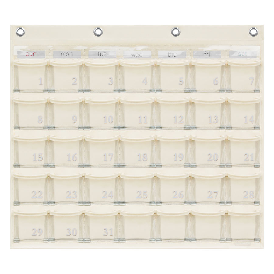 楽天市場 カレンダーポケットmサイズ 35ポケット オフホワイト W 416 ウォールポケット レザー調pvc クリアー 大判レターフォルダー 壁掛けポケット サキ壁掛け収納 Atta楽天市場店