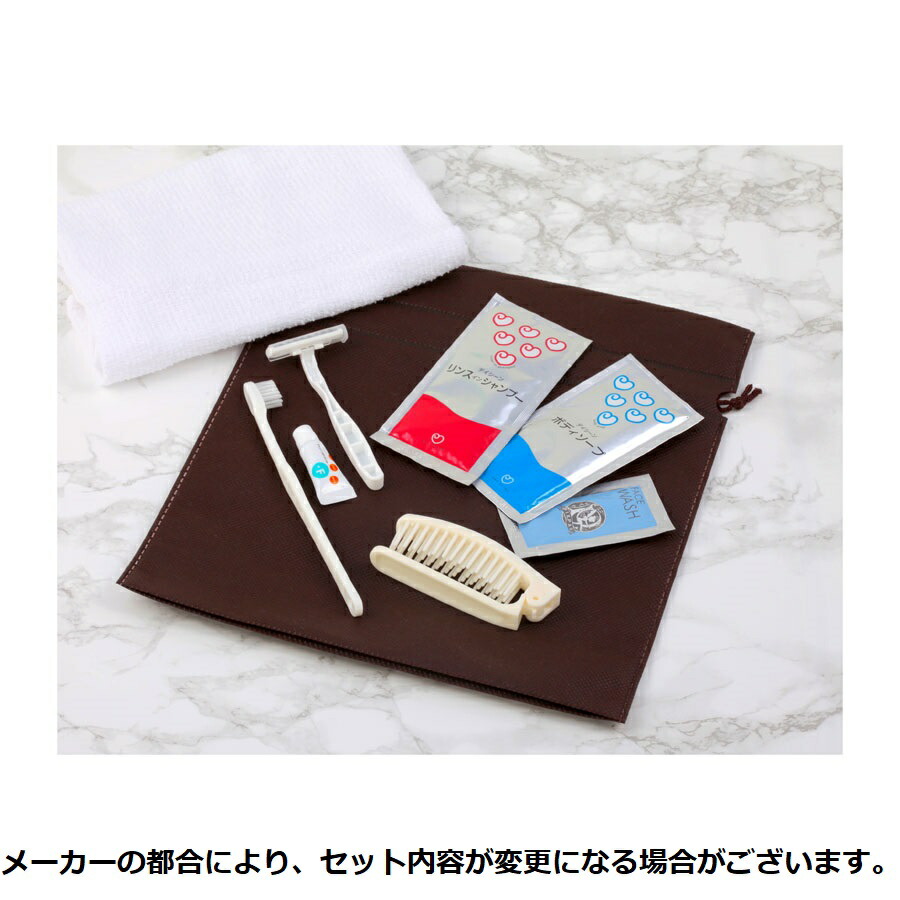 男女兼用アメニティセット 不織布巾着入り 1箱100セット入り AM-1※代引き不可商品