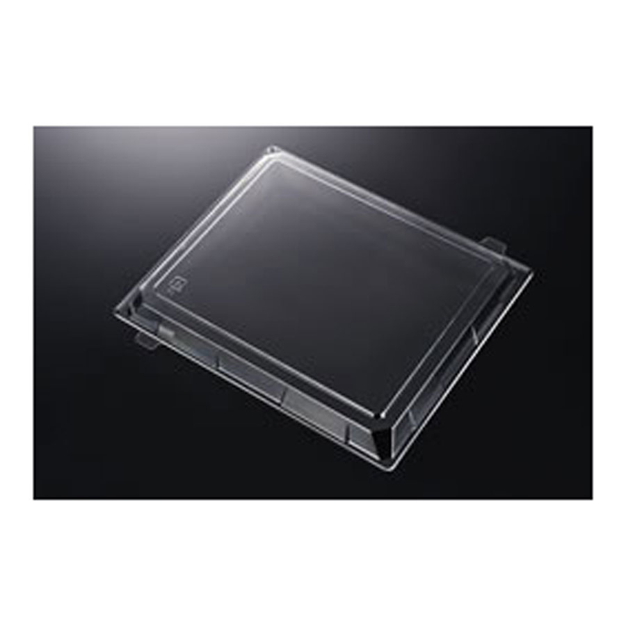 専用蓋(KIP-110M本体黒専用) 蓋のみ800個 239x200x12mm ※電子レンジ不可 KIP-110M蓋　※代引き不可商品