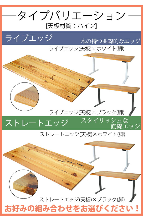 早割クーポン 送料無料 昇降デスク 電動 W1800×D800×H650～1300mm ...