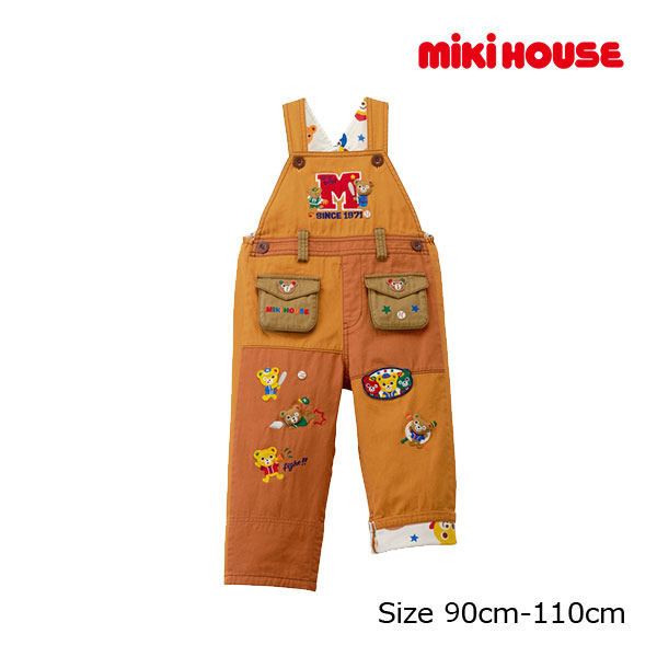 正規店仕入れの ミキハウス MIKIHOUSE オーバーオール 90cm