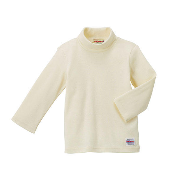 ●30日～P11倍●30％OFFセール●ミキハウスmikihouseハイネック長袖Tシャツ(80cm・90cm・100cm・110cm・120cm・130cm）ロンTアウトレット