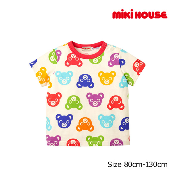 【美品】ミキハウス　ロゴ マルチ カラフル Tシャツ 120サイズ 楽天市場】○50％OFFセール○ミキハウス mikihouse カラフル
