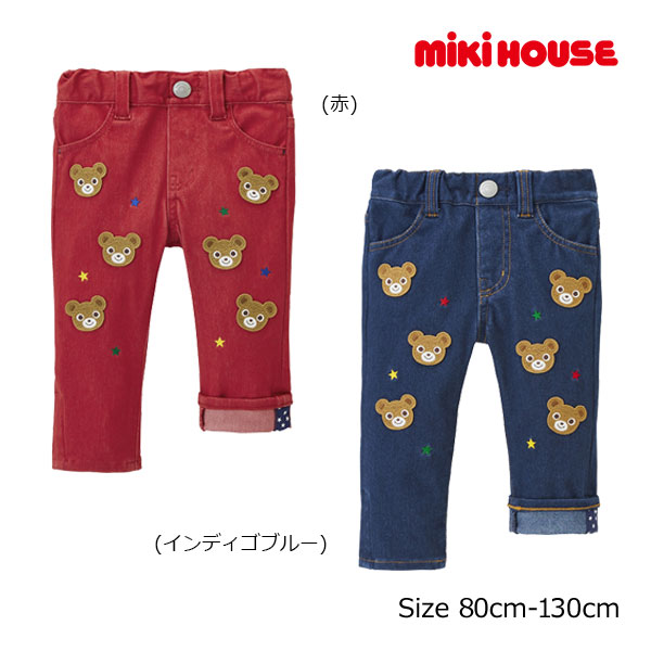 楽天市場】○40％OFFセール○ミキハウス mikihouse 刺繍ストレッチ