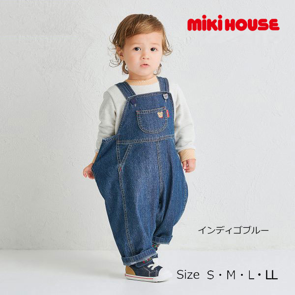 2000円クーポン券別れ別れ中★ミキハウス ホットビスケッツ mikihouse ジーンズ 大層らしい櫂 愛くるしげ 分かりやすい（S・M・L・LL）小わっぱ服 みどり児 もの言う花 赤ちゃん 保育園 幼稚園 お坊っちゃん 御嬢さん 1歳生まれ落ちる日差し上げ物 お出かけ ズボン下 ズボン