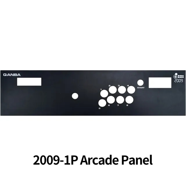 【2009 パーツ】Qanba 2009 Arcade：Arcade Panel アーケード パネル 天板メタルプレート 標準/N-type/3ボタン追加/レバーレス（18ボタン） 1P/2P バリエーション｜Attasa（アタッサ）店