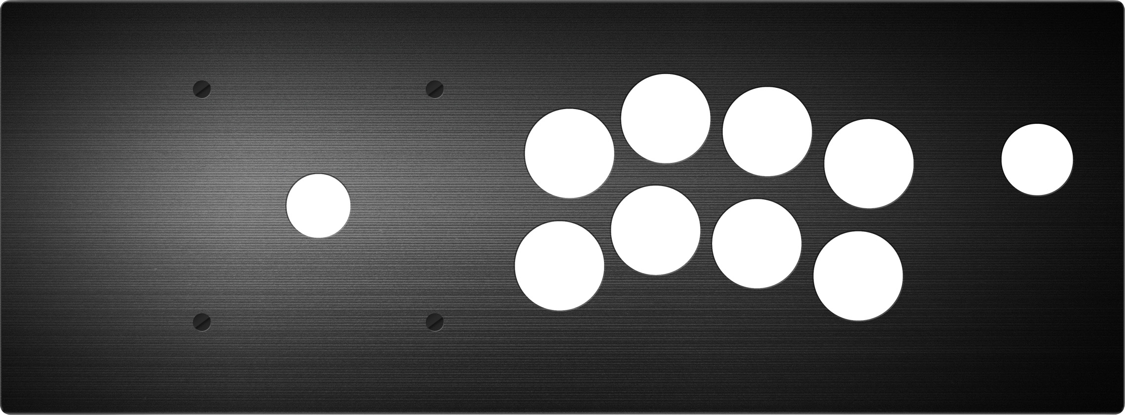 ARCADE SHOCK(アーケード ショック) HORI(ホリ) RAP 4 KAI or V (リアルアーケードPro.V HAYABUSA) アーケードスティック用 HIGH GRADE Aluminum Panel ハイグレード アルミニウムパネル
