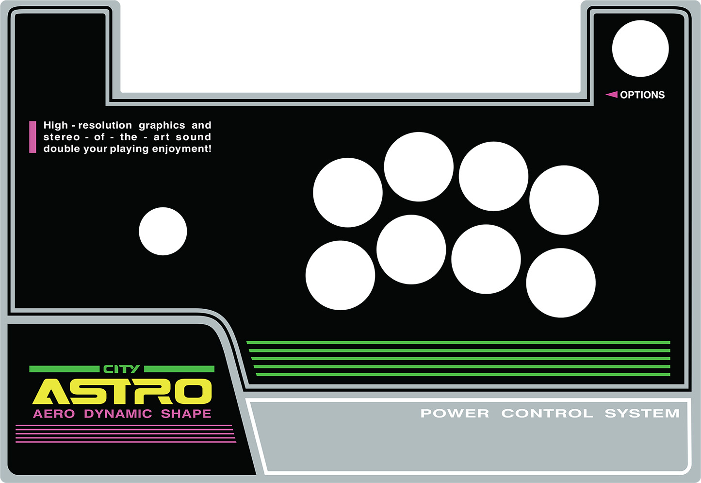 ARCADE SHOCK(アーケード ショック) HORI(ホリ) FIGHTING STICK ALPHA (ファイティング スティック α) アーケードスティック用 EX Underprint Artwork Panel EX アンダープリント バックプリント アートワーク パネル 8,158円