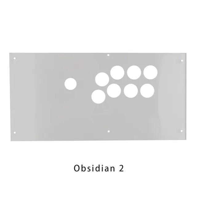 アケコン Qanba pearl (パール)  オブシディアン カスタム品 Qanba(クァンバ) Obsidian(オブシディアン)/Pearl(パール