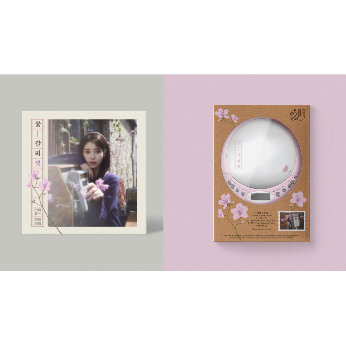 IU アルバムセット売り 楽天市場】【2種セット/VER選択】【和訳選択】【弊店限定特典付