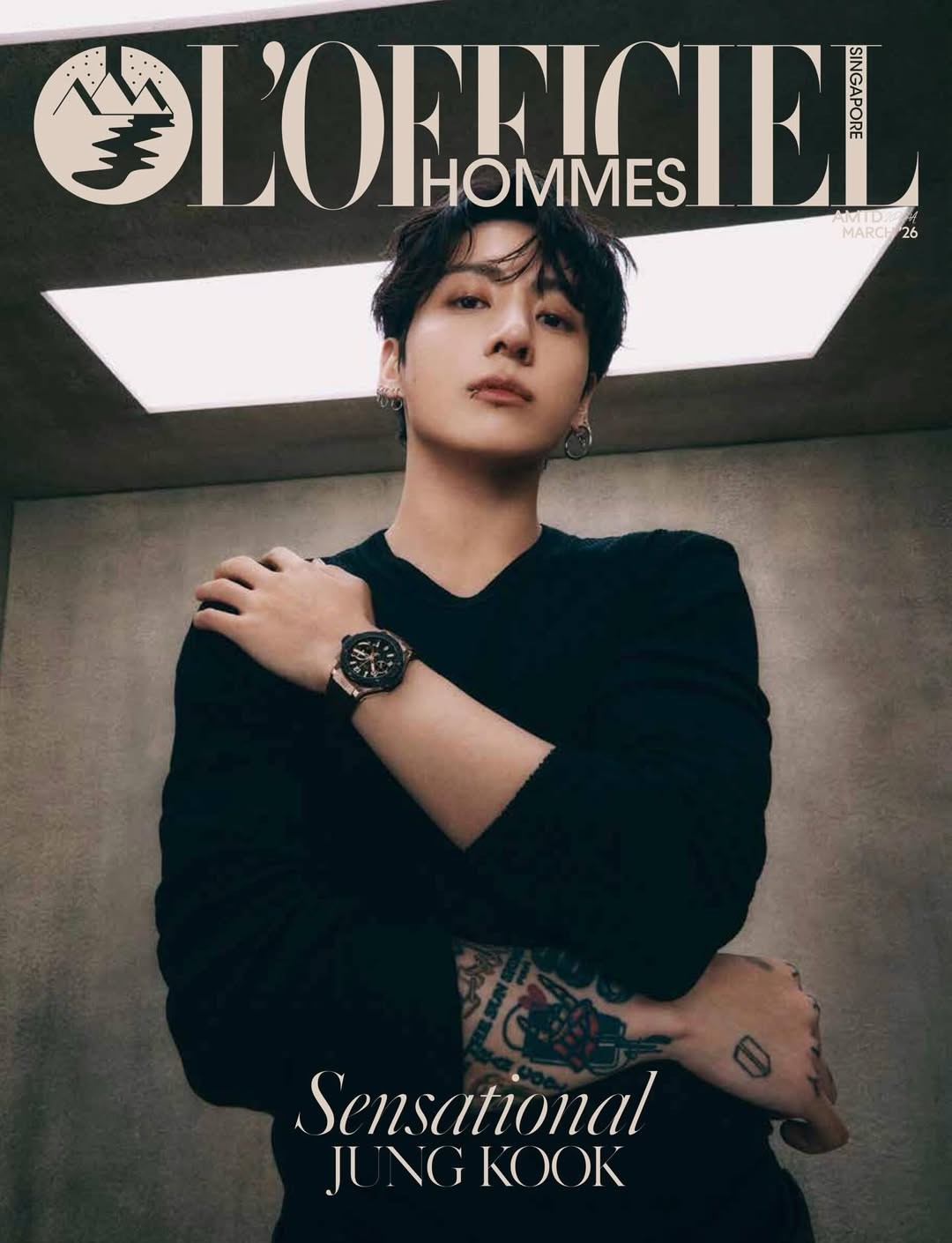 【当店舗限定特典付】【和訳付】2026年 3月号 LOFFICIEL SINGAPORE BTS JUNGKOOK 防弾少年団 ジョングク【海外雑誌】【英語版】【シンガポール版】