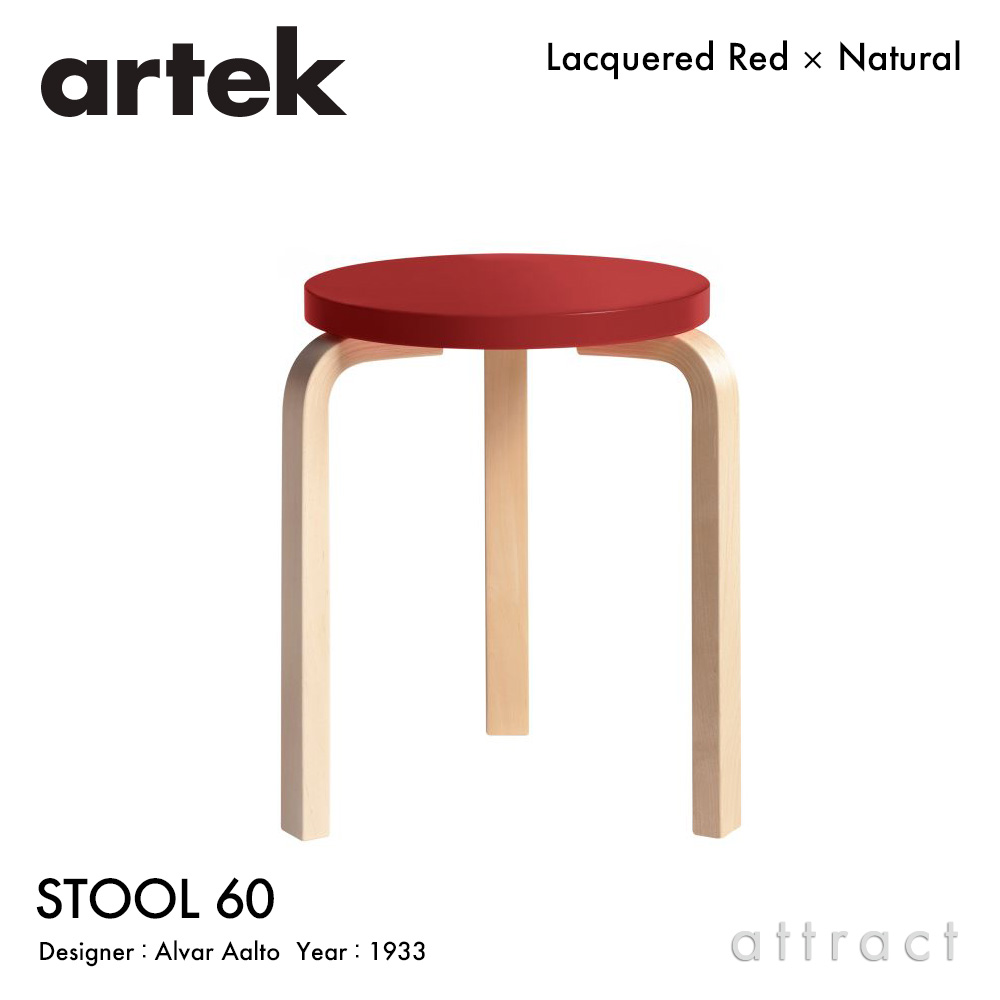 【楽天市場】アルテック Artek STOOL 60 スツール 60 3本脚 バーチ 