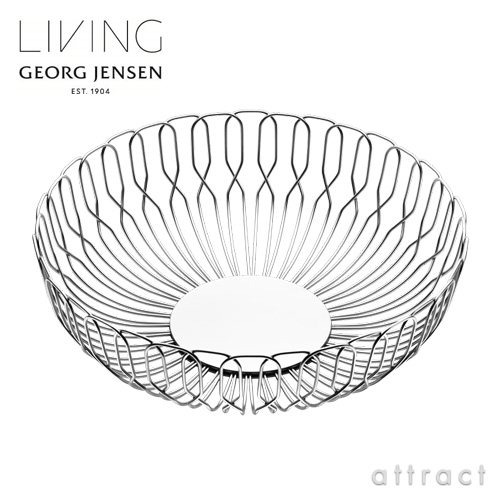 ジョージ ジェンセン GEORG JENSEN アルフレッド Alfredo ブレッドバスケット  Bread Basket Lサイズ ステンレス製 パン入れ ボウル トレイ デザイナー：Alfredo H\u0026#228;berli アルフレッド・ハベリ ワイヤー ジョージジェンセン【RCP】