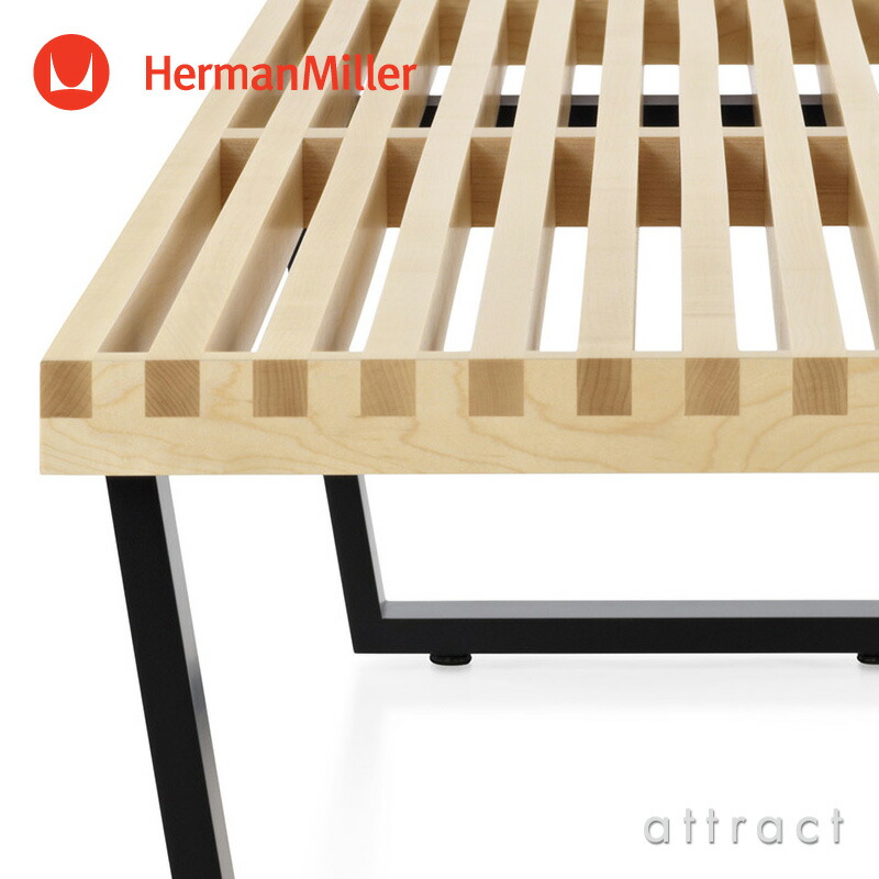 ハーマンミラー Herman Miller ネルソン プラットフォームベンチ Nelson Platform Bench 10mm ウッドベース トップ メープル デザイン George Nelson Pb 72 W Ul サイド テーブル ベンチ イームズ 椅子 チェア Rcp Smtb Kd Rocrooms Com