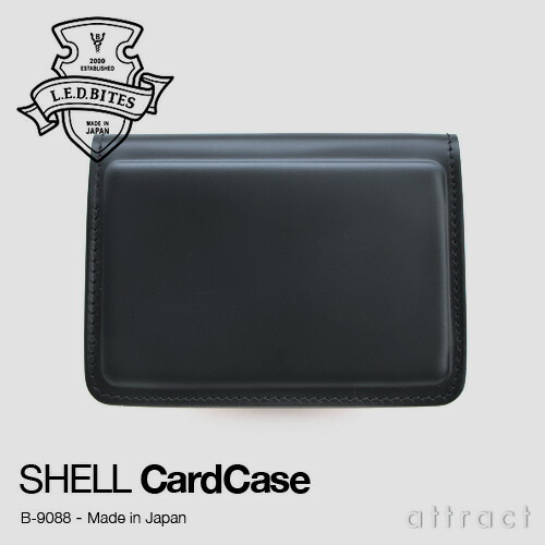 L.E.DBITESエルイーディーバイツLEDバイツSHELLシェルコードバンシリーズカードケース(B-9088)カラー:全4色専用化粧箱付き新喜皮革姫路タンナーレザー牛ヌメ革ギフト男性(国産日本製革小物)【smtb-KD】