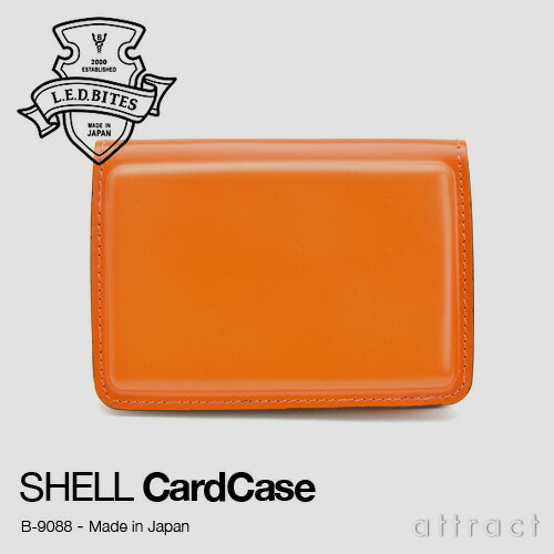 L.E.DBITESエルイーディーバイツLEDバイツSHELLシェルコードバンシリーズカードケース(B-9088)カラー:全4色専用化粧箱付き新喜皮革姫路タンナーレザー牛ヌメ革ギフト男性(国産日本製革小物)【smtb-KD】
