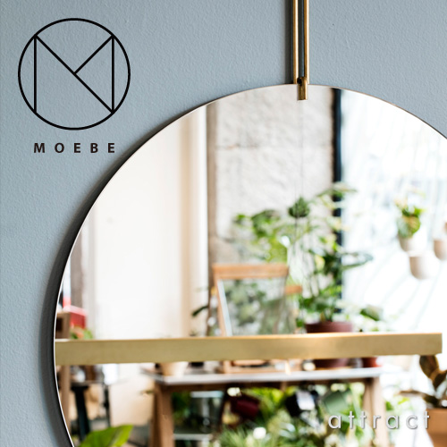 【楽天市場】ムーベ MOEBE ウォールミラー Φ50cm MIRROR ブラック ブラス 真鍮 スチール ガラス 鏡 壁面 壁掛け 姿見