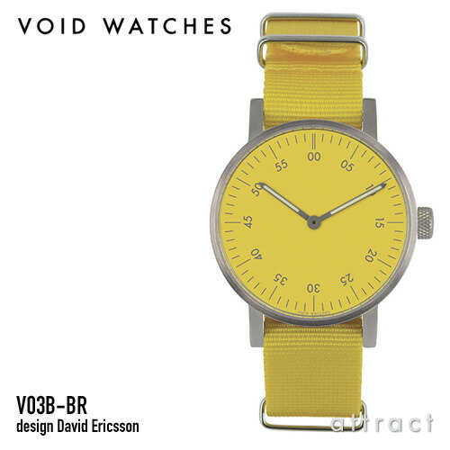 ヴォイド VOID V03B 毛はらい ラウンドアナログ 御覧になる Brushed Round Analogue Watch 黄色 ナイロンダンス楽隊 VID020033 ウオッチ NATO 同盟罷工一回り 日本製石英 3空圧雨合羽 David Ericsson 売り物 室内装飾 【RCP】【smtb-KD】