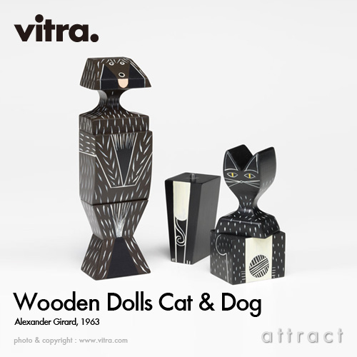 楽天市場 ヴィトラ Vitra Wooden Dolls ウッデン ドール Cat Dog キャット ドッグ Sサイズ 木製ギフトボックス付 デザイン Alexander Girard アレキサンダー ジラード デザイナー イームズ Rcp Smtb Kd アトラクト