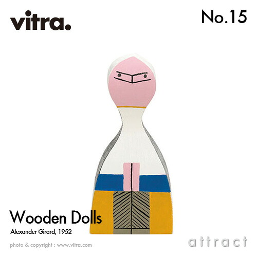 ヴィトラ Vitra Wooden Dolls ウッデン ドール No.15 木製ギフトボックス付 デザイン：Alexander Girard アレキサンダー・ジラード デザイナー イームズ【RCP】【smtb-KD】｜アトラクト