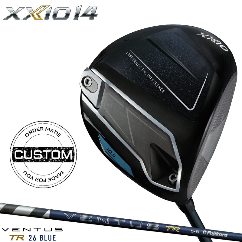 【受注生産】【正規品】 右打用 ダンロップ ゼクシオ 14 ドライバー フジクラ 26 ベンタス TR ブルー 装着 カスタムオーダー XXIO14 9.5度/10.5度/11.5度 26 VENTUS TR BLUE 2025年11月発売｜アトラクトゴルフ 店 70,785円