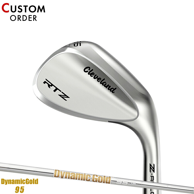【受注生産】【正規品】 右打用 クリーブランド RTZ ウェッジ ツアーサテン ダイナミックゴールド 95 装着 カスタムオーダー Cleaveland RTZTS DG95 2025年2月発売