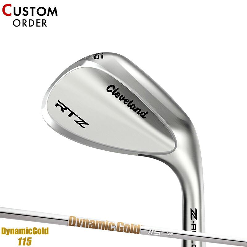 【受注生産】【正規品】 右打用 クリーブランド RTZ ウェッジ ツアーサテン ダイナミックゴールド 115 装着 カスタムオーダー Cleaveland RTZTS DG115 2025年2月発売