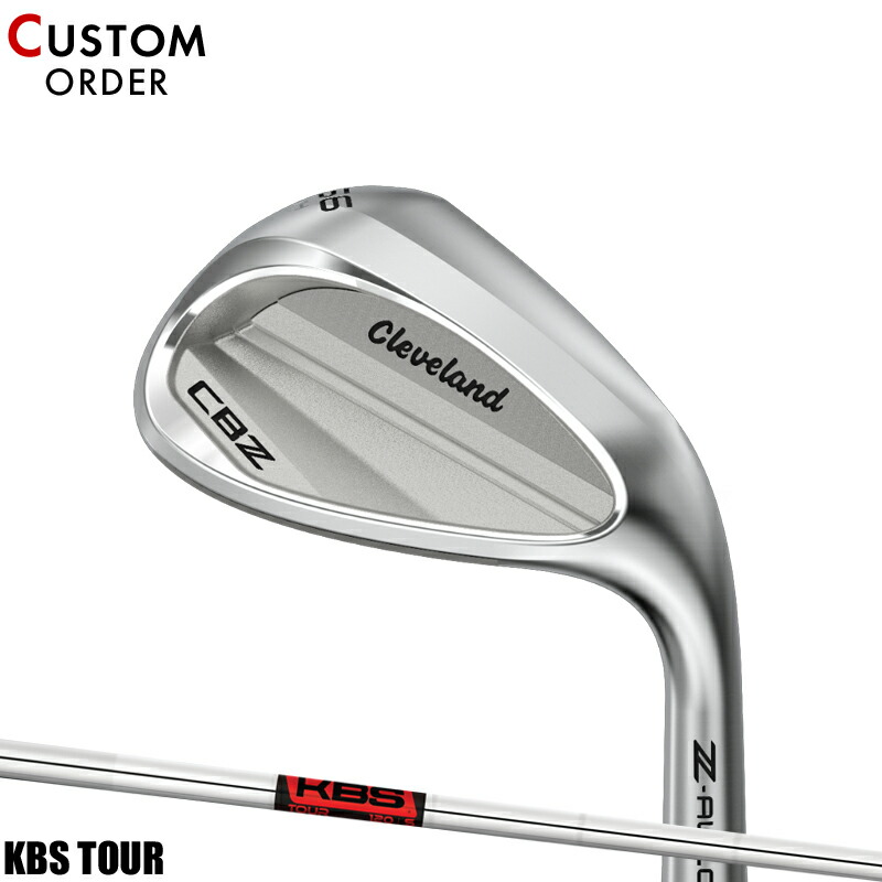 【受注生産】【正規品】 右打用 クリーブランド CBZ ウェッジ KBS ツアー 装着 カスタムオーダー Cleaveland CBZTS KBS TOUR 2025年12月発売 13,860円