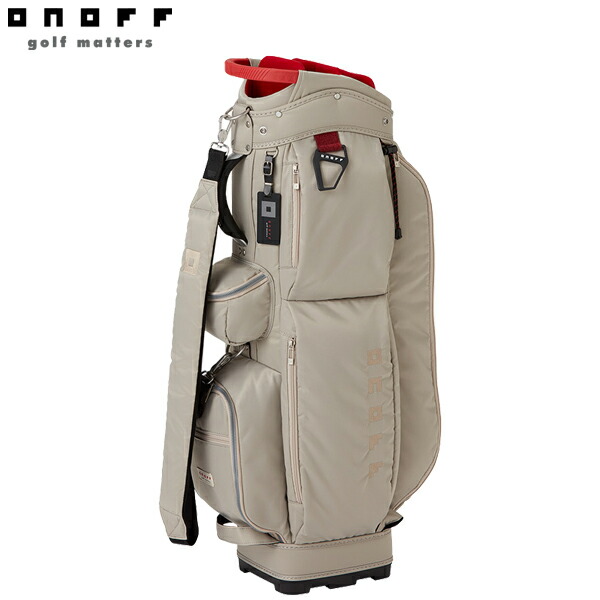 新品 ONOFF オノフ キャディバッグ スタンド OB0324 サンドベージュ ONOFF オノフ グローブライド 軽量 スタンドキャディバッグ