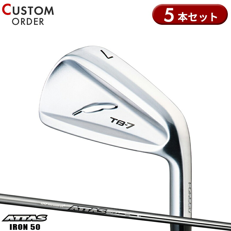 【受注生産】【正規品】 右打用 フォーティーン TB-7 フォージド アイアンセット 5本組 USTマミヤ アッタス アイアン 50 装着 カスタムオーダー FOURTEEN TB7 FORGED ATTAS IRON|アトラクトゴルフ 店
