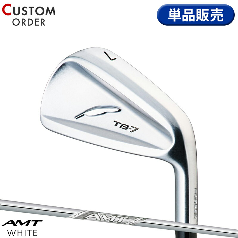 【受注生産】【正規品】 右打用 フォーティーン TB-7 フォージド 単品アイアン AMT ホワイト 装着 カスタムオーダー FOURTEEN TB7 FORGED AMT WHITE